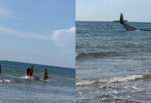 Avioneta cae al mar frente a playa de Boca Ratón; piloto resulta ilesa