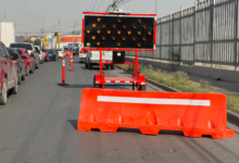 Cierran carril en De las Torres por obras de la JMAS