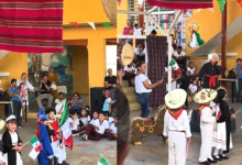 Niño confunde a la Virgen con “La Rosa de Guadalupe” durante el Grito